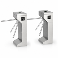 Tornello a tre bracci Zento ZT-801A in acciaio inox 304, cancello di controllo accessi pedonale bidirezionale completamente automatico 30/min, IP54