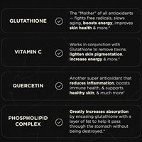 Capsules blanchissantes à l'extrait de glutathion OEM/ODM par flacon, efficaces pour la beauté des adultes et l'amélioration du système immunitaire