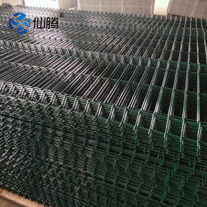 Clôture de panneau de treillis métallique soudé incurvé en 3D enduit de PVC de fabricant d'usine pour le terrain de jeu d'école de <span class=keywords><strong>terre</strong></span> de <span class=keywords><strong>jardin</strong></span> de route - Product Image 6