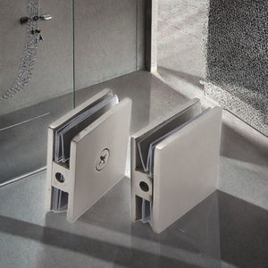 Puerta de Ducha de Vidrio Templado sin Marco con Barandilla de Acero Inoxidable Pulido de 0 Grados y un Solo Puerto Cuadrado SVA-008A en Colores Personalizados - Product Image 3