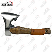 Axe Viking 45 acier à haute teneur en carbone avec gravure sur lame hache tactique extérieure poignée en bois hache hache