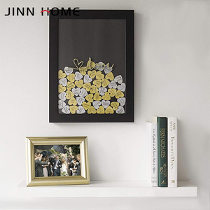 <span class=keywords><strong>Libro</strong></span> <span class=keywords><strong>de</strong></span> invitados <span class=keywords><strong>de</strong></span> boda alternativo con letrero 85 corazones y 2 cuadros <span class=keywords><strong>de</strong></span> marco <span class=keywords><strong>de</strong></span> cristal <span class=keywords><strong>de</strong></span> corazones grandes para iniciar sesión - Product Image 3