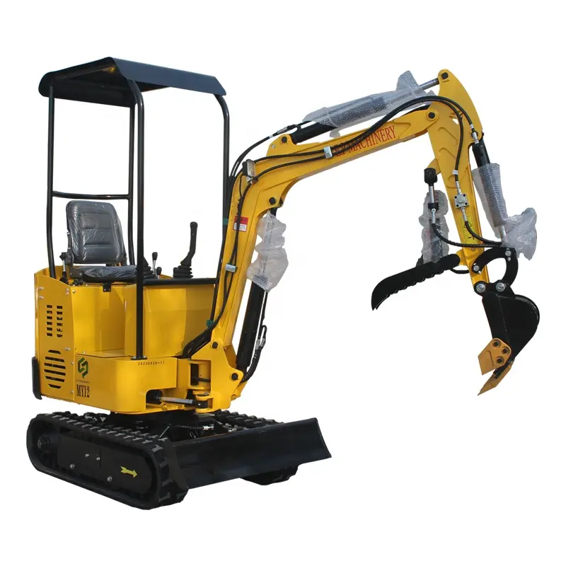 핫 세일 중국 저렴한 CE Yanmar 디젤 800 Kg 0.8Ton 1.8Ton 4 톤 ATV 마이크로 크롤러 가방 기계 부착 미니 굴착기