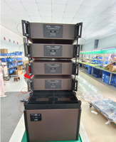 Haut-parleur 2 canaux, double ligne de sonorisation 8 pouces, conçu pour une mise en chaîne facile - LA-KR208