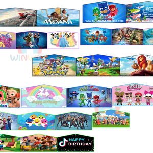 แบนเนอร์ธีมตัวการ์ตูนหลากหลายแบบปรับแต่งได้ สำหรับ<span class=keywords><strong>บ้าน</strong></span>ลมเป่าลมและโปรโมชั่นโฆษณาแบบเป่าลม - Product Image 5