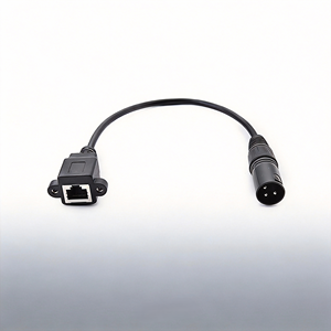 <span class=keywords><strong>Cable</strong></span> Adaptador XLR a RJ45 Macho Hembra, Conector de Audio Balanceado para Red, Cat5e Cat6 Blindado, para Mezclador de Estudio y <span class=keywords><strong>Amplificador</strong></span> - Product Image 3