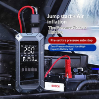 Démarreur de Voiture Robuste 20000mAh 2026 avec Compresseur d'Air 150PSI et Écran LCD pour Batterie 12V