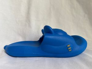 Pantofole blu da donna con disegni animati, suola antiscivolo in EVA, punta chiusa, per uso domestico, taglia 24-35 - Product Image 1