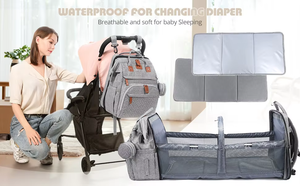 Preço de fábrica Novo Design <span class=keywords><strong>Baby</strong></span> <span class=keywords><strong>Bag</strong></span> Mummy Fralda Mochila Viagem Fralda Sacos - Product Image 4