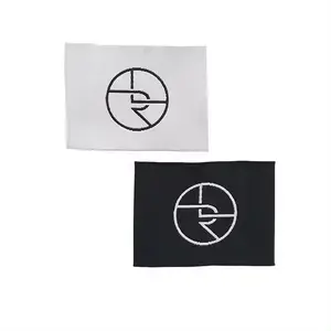 High Density Flat Woven Garments Label Weaving Labels For Clothing