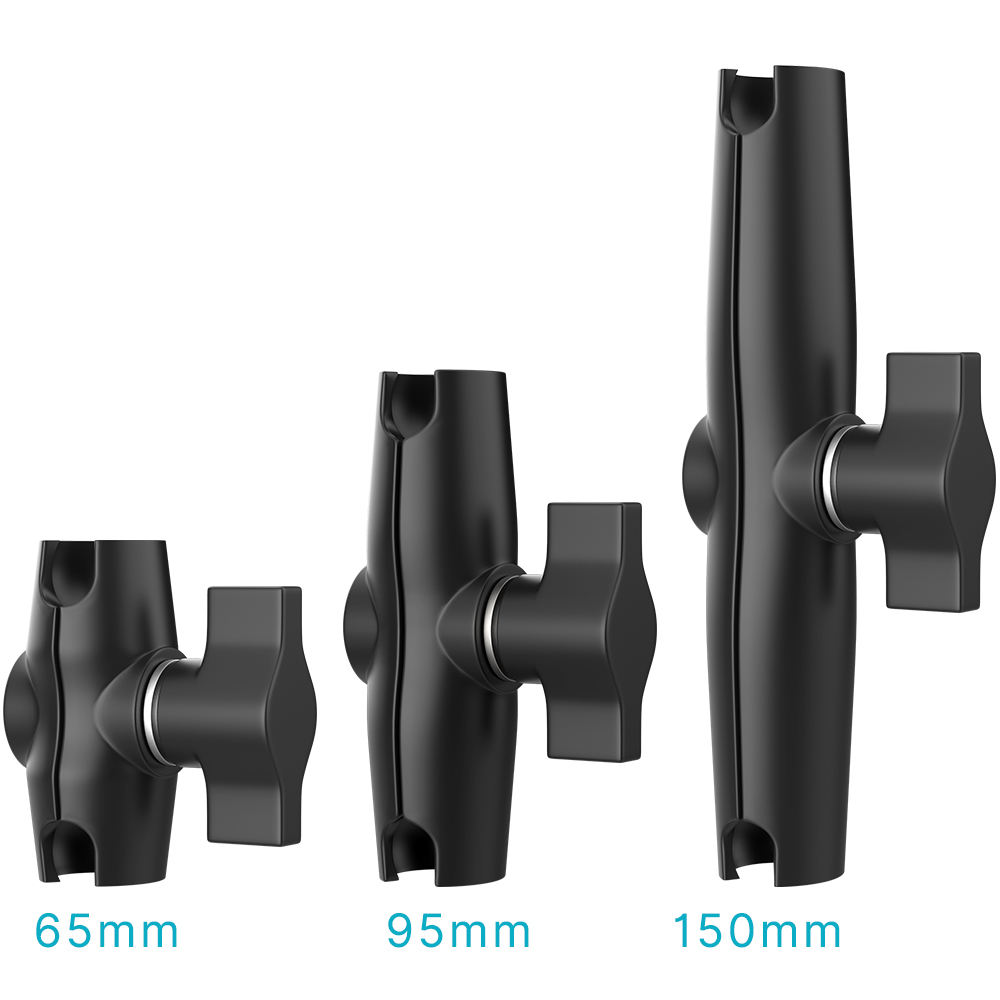 HONGDAK Motorcycle Mobile Phone Holder Aluminum Alloy Accessories 6cm, 9cm, 15cm Double Head Joint Clip