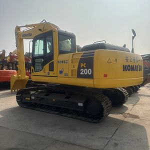 Excavadora de orugas hidráulica usada de segunda mano de Japón buenas condiciones de trabajo movimiento de tierra 20 toneladas Komatsu PC 200-8 220-7 200-6 Dig - Product Image 4
