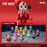 POPMART MEGA SPACE MOLLY 100% Aniversario Juguetes de resina de PVC 2 Caja ciega Regalos con animales congelados Cinnamoroll Cajas misteriosas