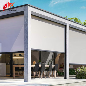 Remoto motorizzato verticale scorrevole laterale con tracce di cerniera antivento tenda per finestra della porta oscuranti <span class=keywords><strong>avvolgibili</strong></span> per interni - Product Image 2