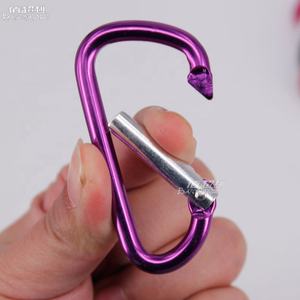 Barato OEM/ODM 7 D 62mm * 37mm en forma de resorte de aleación de aluminio anillo de Metal ganchos a presión mosquetón - Product Image 5