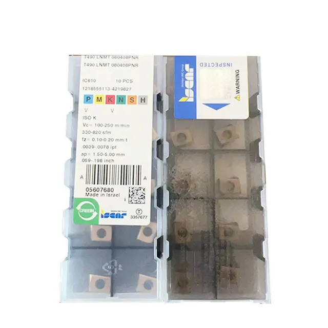 T490 LNMT 080408PNR IC810 10 pieces per box milling cutter Welcome to inquire iscars CNC cutting tool