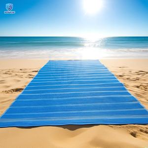 Alfombrilla de malla de poliéster personalizable, alfombrilla de acceso peatonal para silla de ruedas de playa sin arena cuadrada con logotipo personalizado, alfombrilla de acceso a la playa - Product Image 4