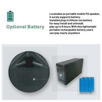 Système de sonorisation portable haut de gamme pour l'extérieur, multi-positions, tout-en-un, alimenté par batterie, haut-parleur sans fil Bluetooth