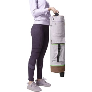 Bolsa de Lona para Esterilla de Yoga con Estampado, Bolsillo y Cremallera - Product Image 2
