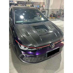 Capot Central Transparent de Kit Carrosserie Style CMST en Matériau Fibre de Carbone de Haute Qualité Runde pour Amélioration Volkswagen <span class=keywords><strong>Golf</strong></span> 8 <span class=keywords><strong>GTI</strong></span> - Product Image 1