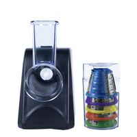 Elektrische Mini Voedselprocessor Plastic 150W Salade Maker Groentensnijder Aardappel Wortel Snijder Komkommer Rasp Huishoudelijk