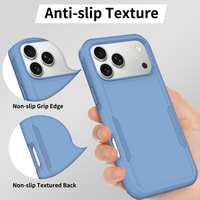 Coque de téléphone hybride antichoc pour iPhone 18 Pro Max, iPhone 17 Pro Max, iPhone 16 Pro, design deux-en-un avec support de poignet, vente en gros