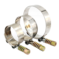 Colliers de serrage à ressort en acier inoxydable pour tuyau en silicone d'admission de turbo