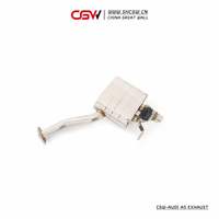 Chine Fabricant Nouveau Produit Son Avant Tuyau Catback Soupape D'échappement Silencieux Pour Audi A5 B9 2.0T 2019 +