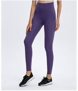 ที่ดีที่<span class=keywords><strong>ส</strong></span>ุดคุณภาพ<span class=keywords><strong>ส</strong></span>ูงเอวฟิตเน<span class=keywords><strong>ส</strong></span>การบีบอัด Lulu โยคะเลกกิ้งกางเกงออกกําลังกายกางเกงโยคะขั้นพื้นฐานแน่นเลกกิ้งออกกําลังกายสําหรับผู้หญิง - Product Image 3