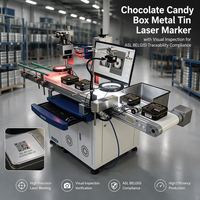 Système intégré d'inspection visuelle par marquage laser sur métal pour la traçabilité des boîtes de chocolat et la conformité ASL BELGISI
