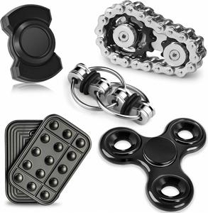 Metal Fingertip Regulation Eco-Friendly Unisex <b>Toys</b> Control Slider Rotational Spinner Office Desk Focus Assistance Tool - Product Image 1