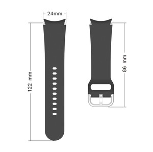 Bracelet de montre de sport en silicone réglable RYB, bracelet de remplacement pour Samsung <span class=keywords><strong>Galaxy</strong></span> <span class=keywords><strong>Watch4</strong></span> <span class=keywords><strong>Classic</strong></span> 46 mm/<span class=keywords><strong>Classic</strong></span> 42 mm 40 mm - Product Image 5