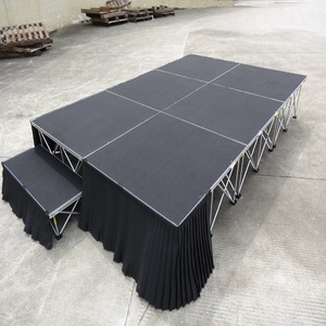 เวทีกลางแจ้งแบบพกพาติดตั้งง่ายสำหรับงานแสดงงานแต่งงาน - Product Image 1
