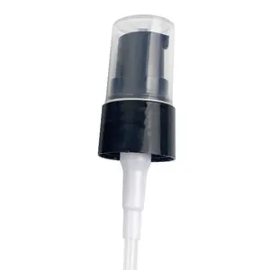 काले प्लास्टिक 20 410 वितरण उपचार कॉस्मेटिक प्रेस टोपी नींव पंप के लिए पंप