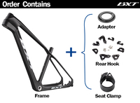 BXT T1000 cadre de vélo de montagne en Fiber de carbone 27.5 pouces chinois Bicicleta vtt Hardtail cadre de vélo 27.5er