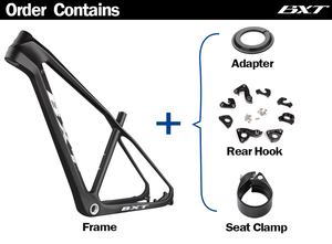 BXT T1000 sợi carbon xe đạp leo núi khung 27.5inch Trung Quốc Bicicleta MTB hardtail Xe đạp khung 27.5er - Product Image 4