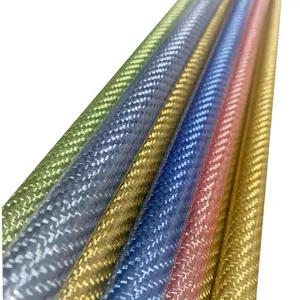 High Quality Heat Resistant cleaning colored carbon fiber telescopic tube