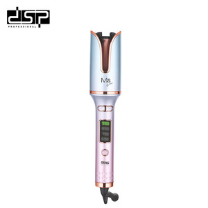 Fer à friser électrique Dsp Ms Pro 1 en 1 avec écran LCD et réglages de chaleur ajustables pour petites boucles et coiffure - Product Image 1