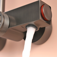 Mitigeur de douche thermostatique moderne salle de bain mitigeur en laiton robinet de douche 10 pouces système de douche à effet pluie rond