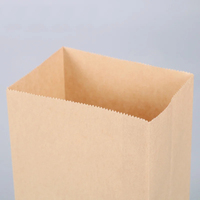KM Sacs en papier kraft brun écologique 80gsm 100gsm pour la livraison de nourriture emballage d'épicerie d'aliments de cadeau