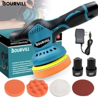 Ponceuse orbitale électrique 5 pouces 125 mm, qualité industrielle, vitesse variable, disque 300W 120V, portable, pour ponçage et polissage du métal et du bois, EMERY