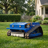 Prix de gros LUXIN 550 CE EPA Mini-tracteur robotisé à braquage zéro personnalisé, Tondeuse à gazon intelligente télécommandée à essence