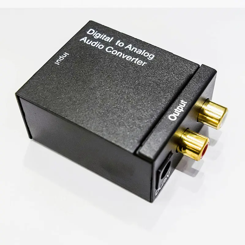 OEM Digital para Analógico Conversor de Áudio Toslink Amplificador Decodificador 192 khz DAC 24-bit S/P DIF Sinal para Adaptador Estéreo Analógico R/L