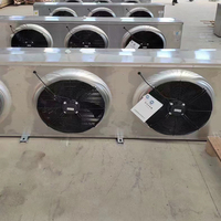 Condenseur à air refroidi en alliage d'aluminium, évaporateur, ventilateur de refroidissement pour pièces de réfrigération de chambre froide