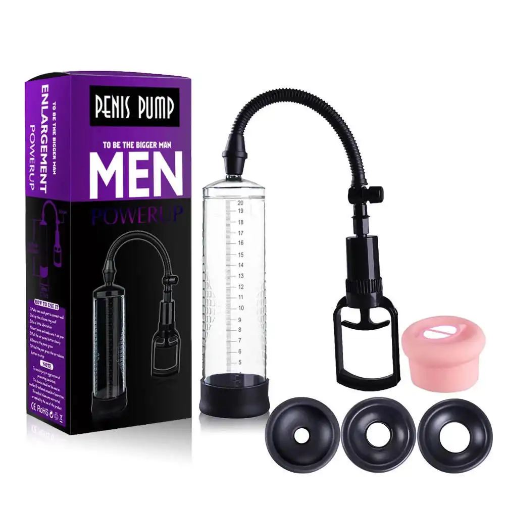 Мужские товары для взрослых, вакуумная насадка для увеличения пениса, секс-игрушка для мужчин, устройство для увеличения пениса