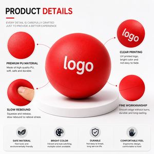 Pelota Antiestrés Personalizable con Logotipo, Unisex, 40mm 50mm 63mm 70mm de Diámetro, Espuma Viscoelástica, Muestra Gratis Disponible - Product Image 3