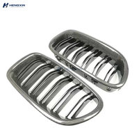 Grille de pare-chocs avant en fibre de carbone à double lamelles F10 pour BMW Série 5 F10 F11 F18 M5 2010-2017