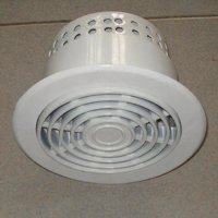 Grilles de ventilation en alliage d'aluminium sur mesure, diffuseur tourbillonnant, réduction du bruit, installation facile, durable pour