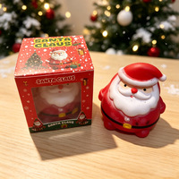 Coffret Cadeau de Noël : Jouet Squishy à Montée Lente en Maltose, Thème Père Noël, Mignon, Sensoriel, Anti-Stress, à Presser, Nouveauté Kawaii