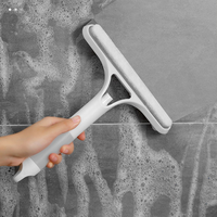 Nettoyant pour vitres en spray, raclette de nettoyage pour vitres de salle de bain, raclette à vitres, essuie-glace